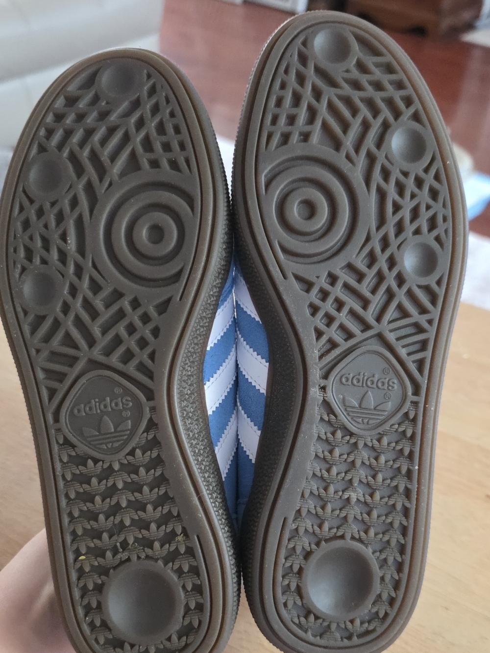 Adidas Spezial Originals Blue Cloud White Sneakers NEW - Picture 6 of 7